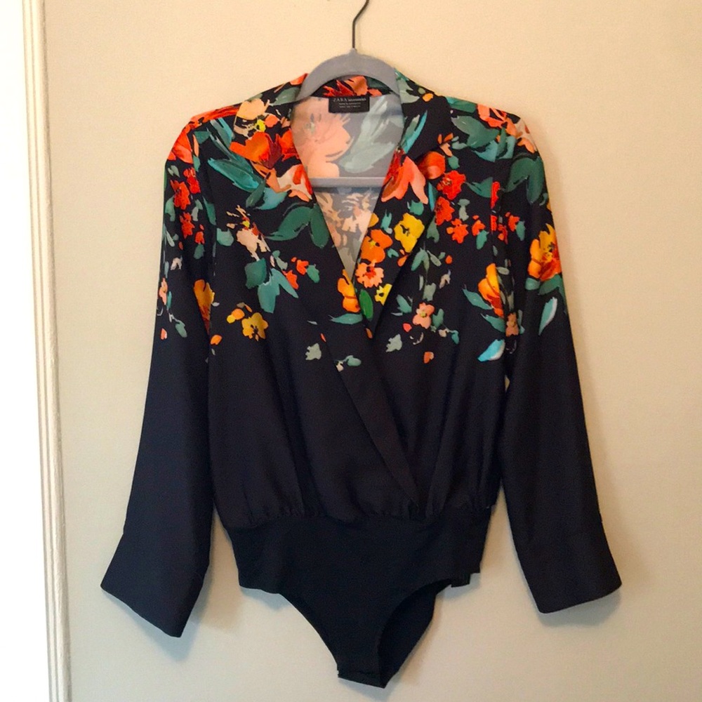 Floral body suit